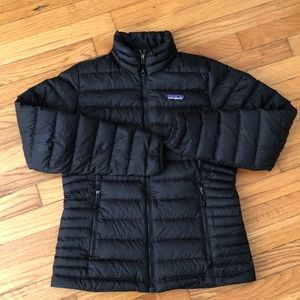 Black Patagonia Down Jacket Women Small